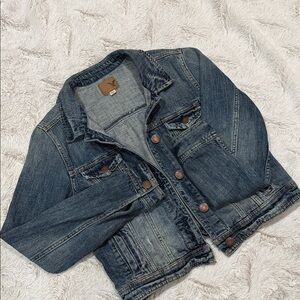 American Eagle Outfitters denim jean jacket medium blue wash size L